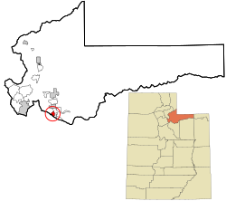 Summit County Utah incorporated and unincorporated areas Francis highlighted